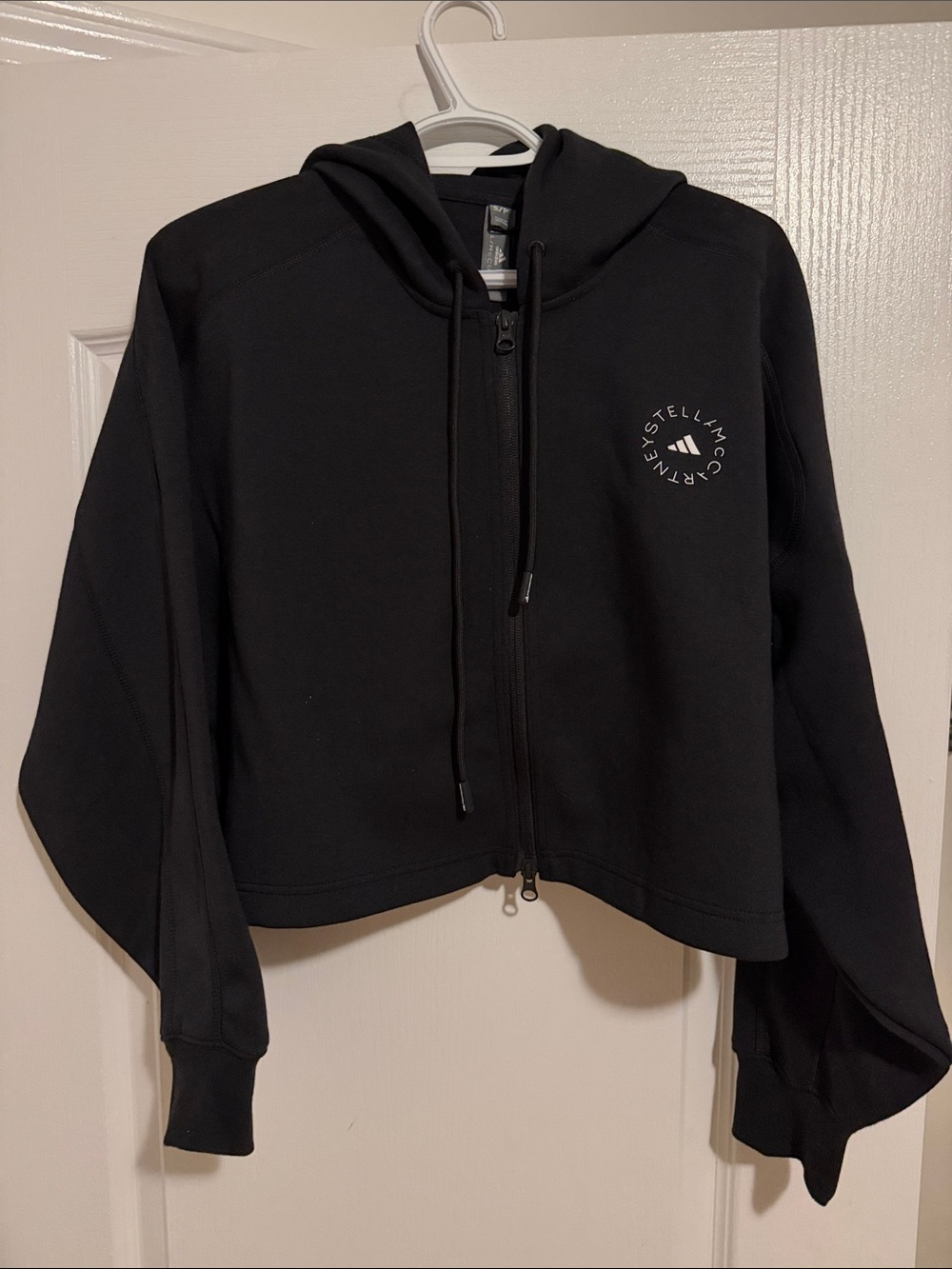 NWT Stella McCartney Black full Zip oversized Hoodie